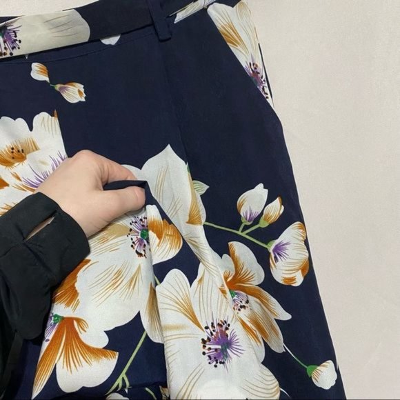 Shein Floral High Waisted Tie Pants - Picture 8 of 13